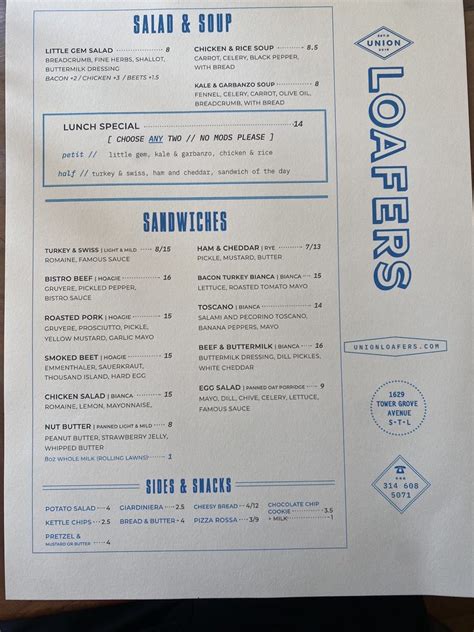 UNION LOAFERS CAFE AND BREAD BAKERY .